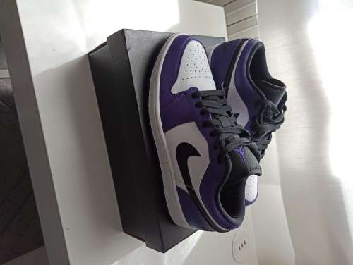 Jordan 1 low Court Purple White