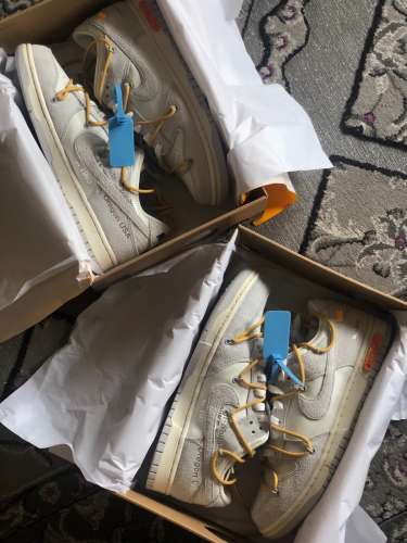 WTS DUNK X OFF-WHITE LOT 34