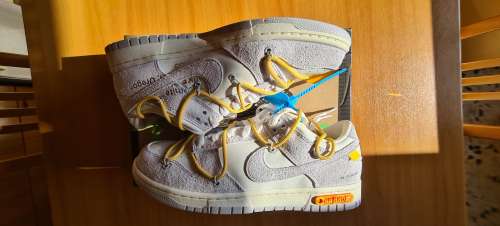 Nike dunk low off white 34