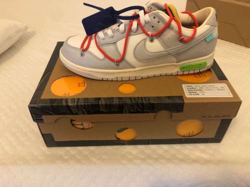 Dunk x Offwhite lot 23/50