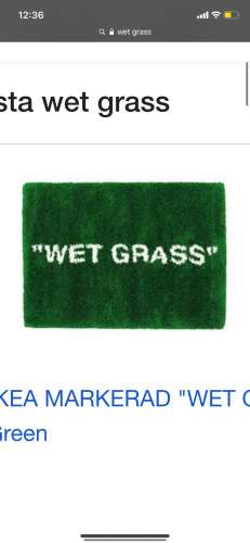 Cerco tappeto “WET GRASS”