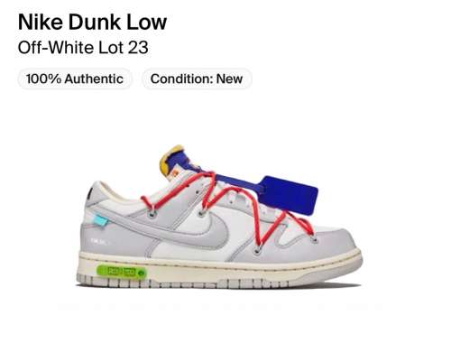WTS NIKE DUNK LOW OFF- WHITE LOT 23