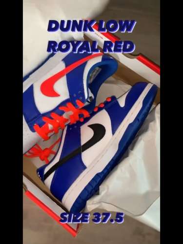 DUNK LOW ROYAL RED