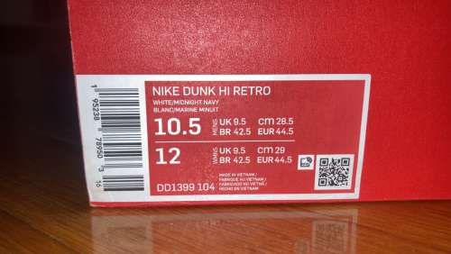 Vendo Nike dunk high midnight navy