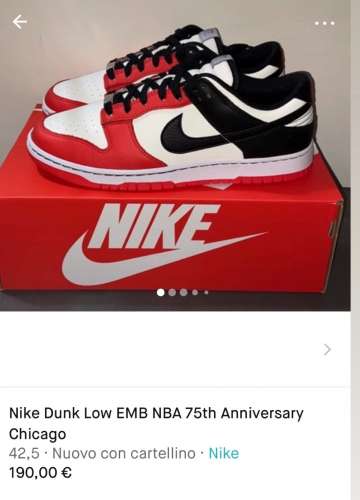 Nike Dunk Low EMB NBA 75th anniversary