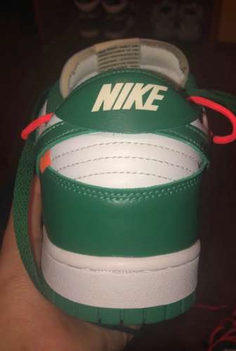 Nike dunk x off white pine green