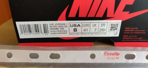 Jordan 1 Retro High Dark Mocha (555088-105) - 41 EU | 8 US