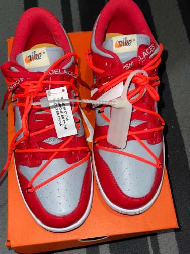 dunk off white university red