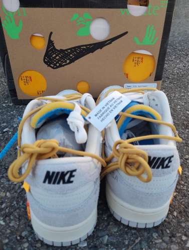 NIKE DUNK LOW Off-White LOT 34 US 9.5