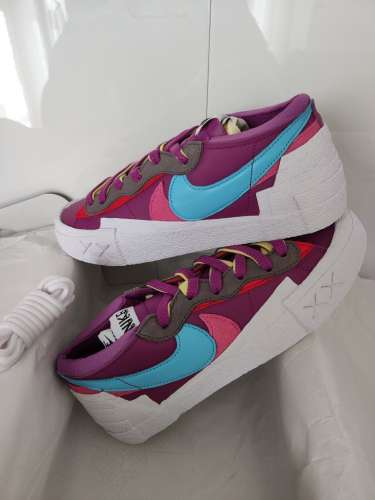 Nike Blazer Low Sacai Kaws Purple Dusk