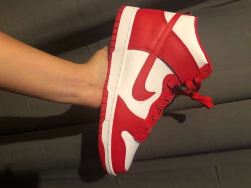Nike dunk high red University originali taglia 45