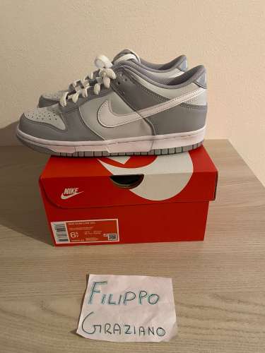 Nike dunk low two-toned grey GS