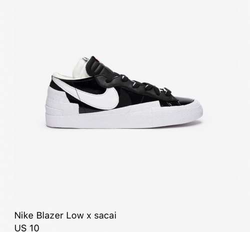 Nike blazer low x sacai