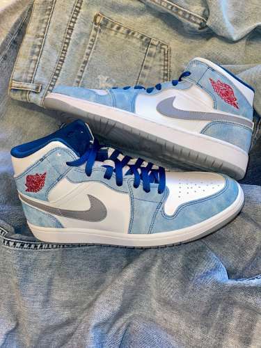 Jordan 1 Mid | French Blue Fire Red 👖