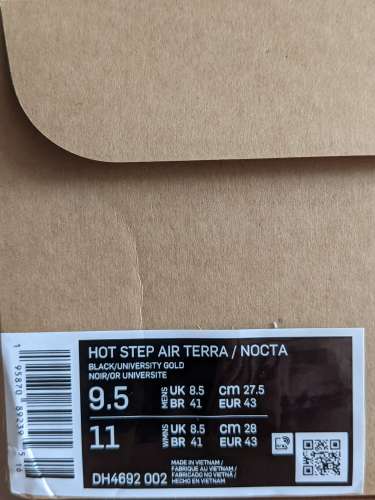 Nike Hot Step Air Terra Nocta Black Yellow
