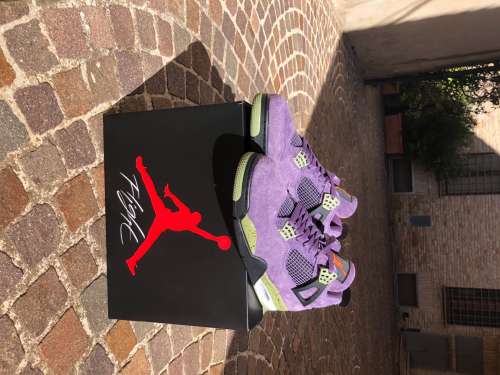 Jordan 4 cayon purple W