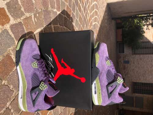 Jordan 4 cayon purple W