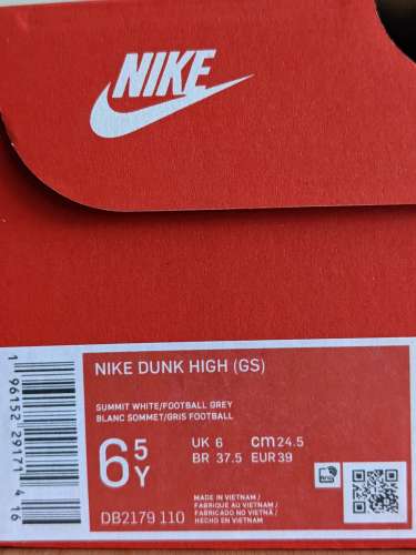 Nike Dunk High Aluminium