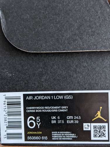 Jordan 1 Low Bordeaux