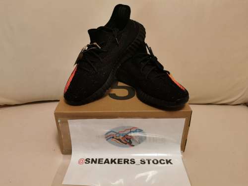 adidas Yeezy Boost 350 V2 Core Black Red (BY9612) - 45 EU | 11 US