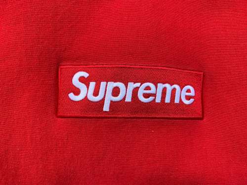 Supreme Box Logo Hoodie Red on Red FW16