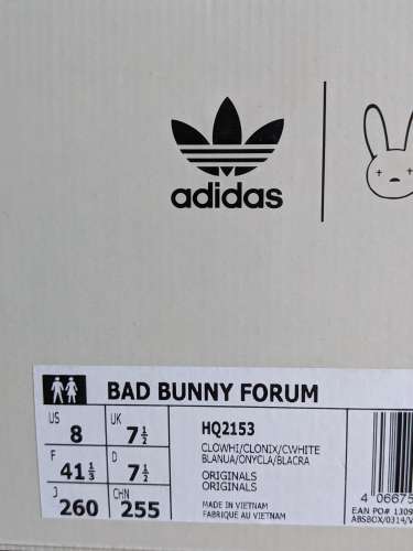 Adidas Forum Low X Bad Bunny White