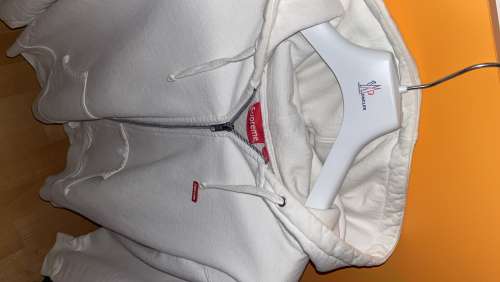 Supreme mini logo zip hoodie