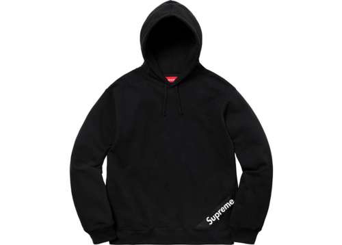Corner label hooded sweatshirt supreme