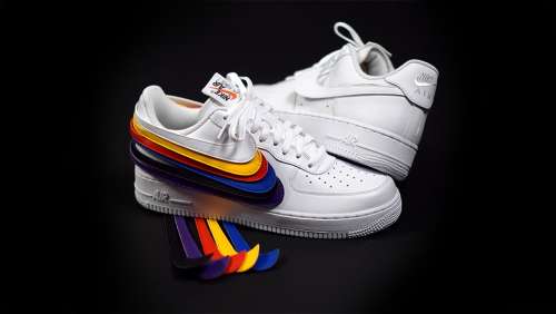 WTB Cerco Air Force 1 swoosh pack bianche