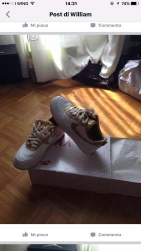 Nike Air Force Supreme Olympic Gold Medal