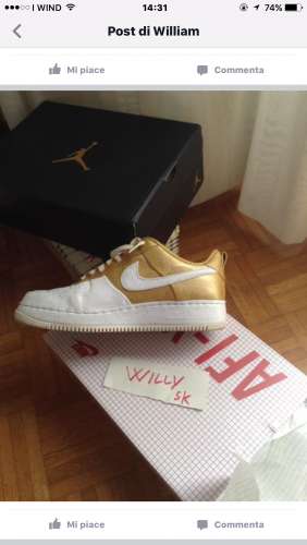 Nike Air Force Supreme Olympic Gold Medal