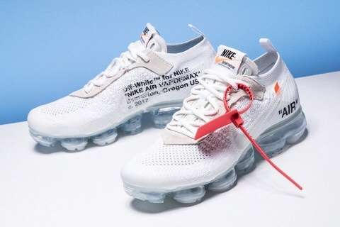 vapormax x off white bianche